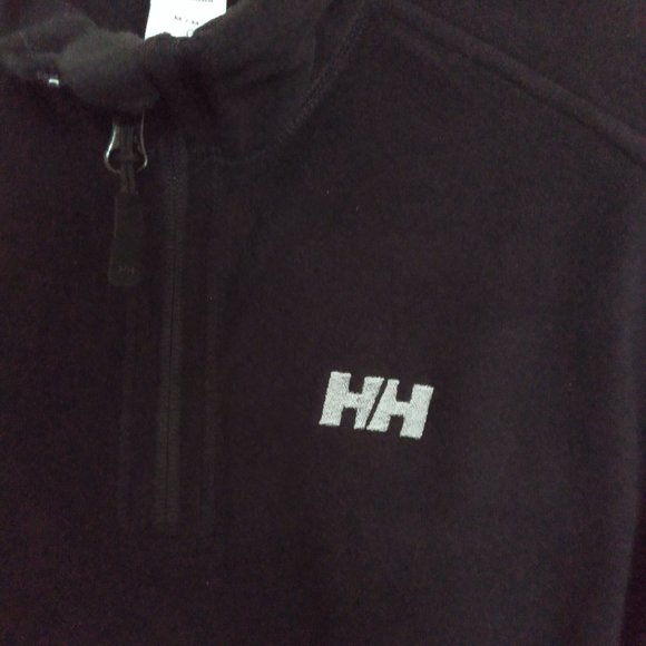 NWT Helly Hansen 1/4 black fleece pullover assorted sizes - Picture 2 of 2